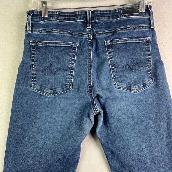 AG Adriano Goldschmied Jeans Womens 30 x 27 Anthropologie The Stevie Ankle Blue - Picture 10 of 16
